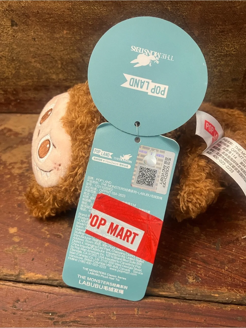 Pop mart/pop land Labubu Scrunchie